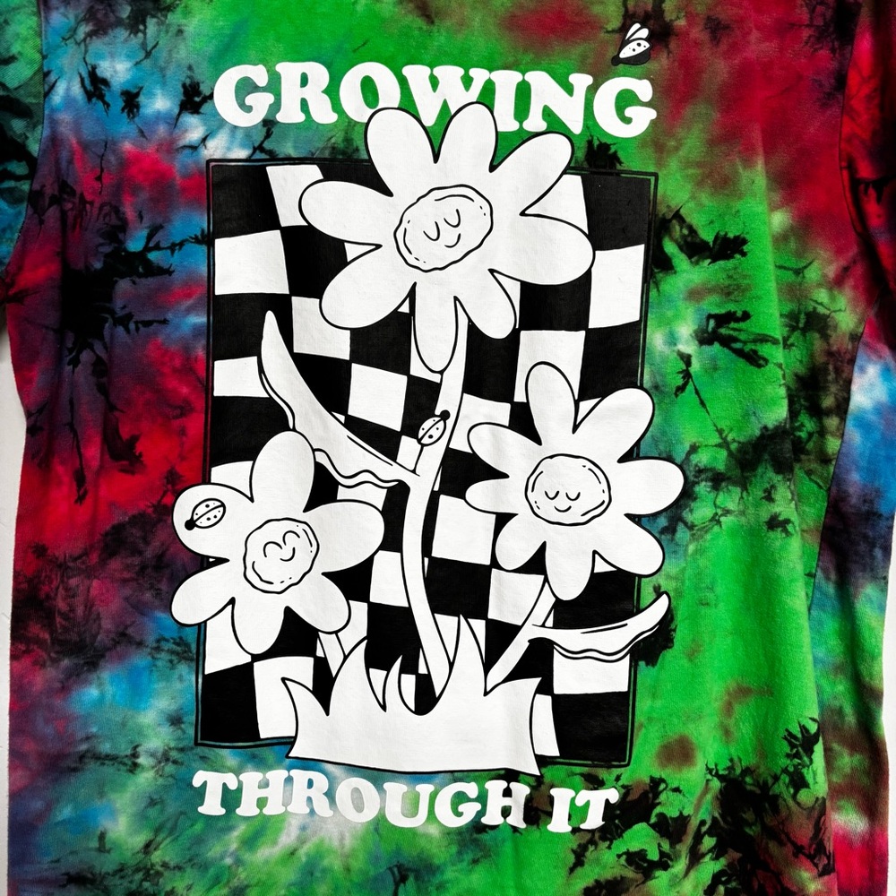 Zumiez a.Lab Women’s Colorful Tie-Dye Graphic T-Shirt - Picture 3 of 10